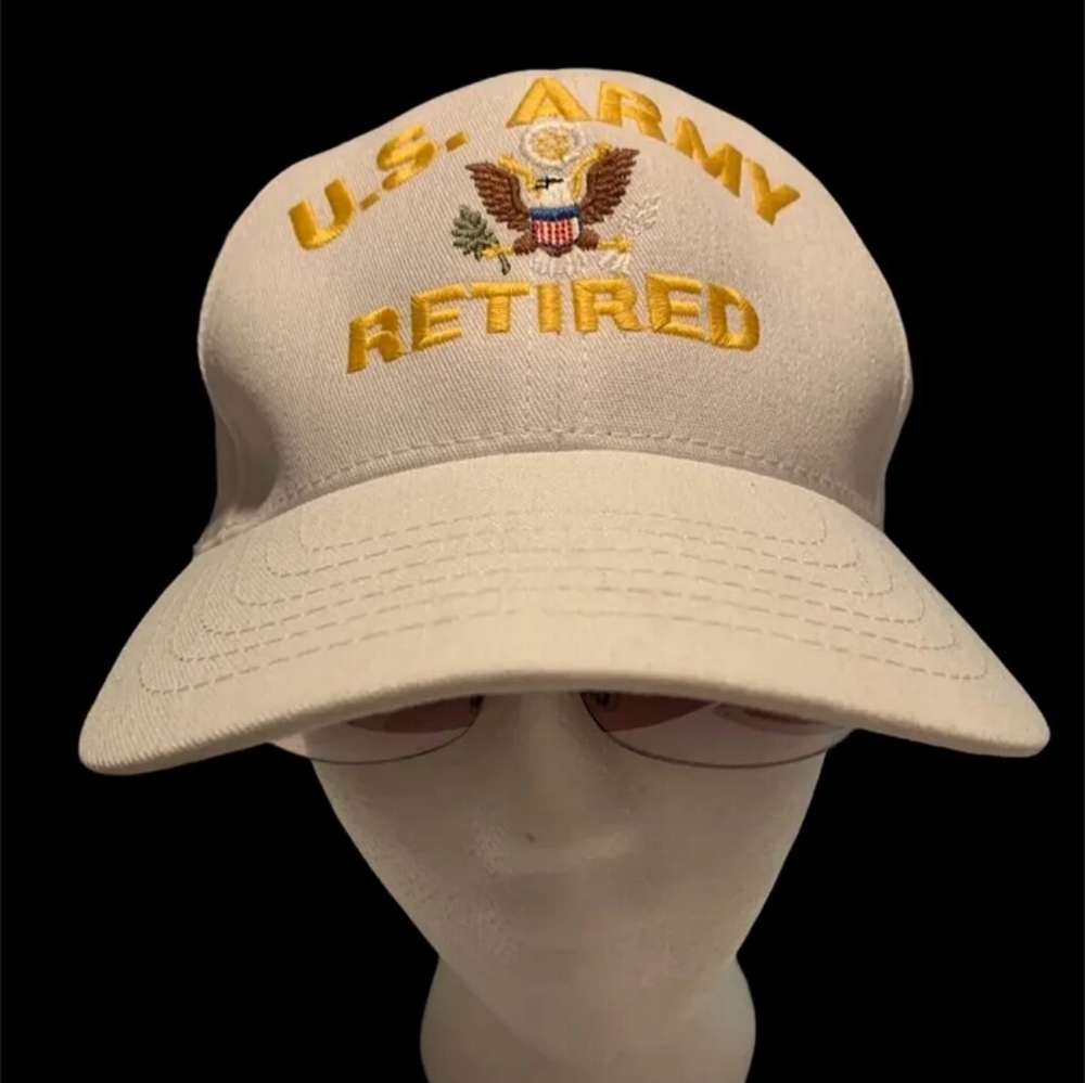 Eaglecrest men's white army hat